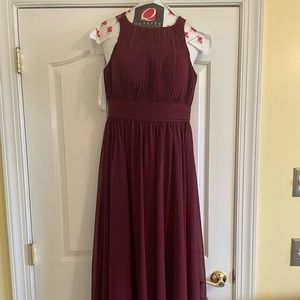 Azazie Luz Bridesmaid Dress in Cabernet